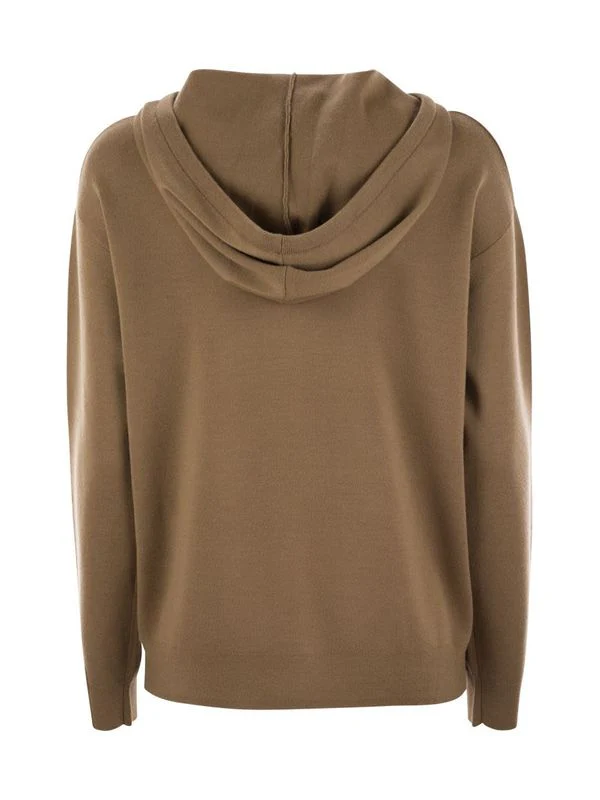 Sfinge Jacquard Logo Wool Hood - Image 2