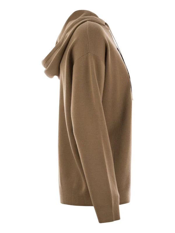 Sfinge Jacquard Logo Wool Hood - Image 3