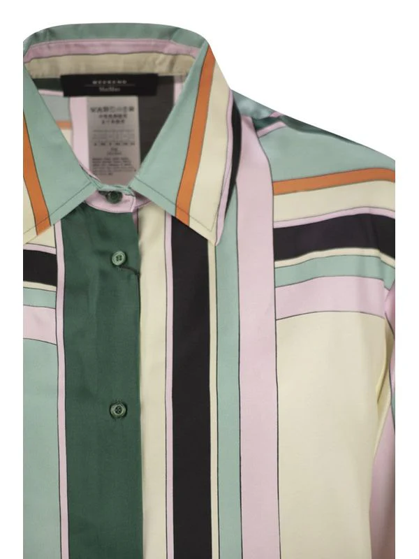 Formia Allover Printing Silk Twill Shirt - Image 4