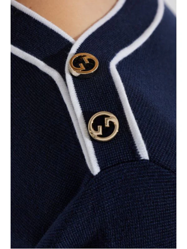 Interlocking G Button Wool Knit - Image 5