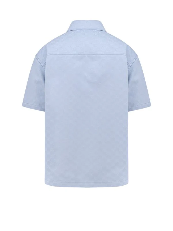 Allover GG Logo Jacquard Shirt - Image 2