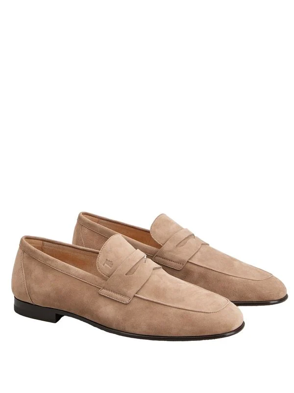 Suede Leather Penny Loafers - Image 2