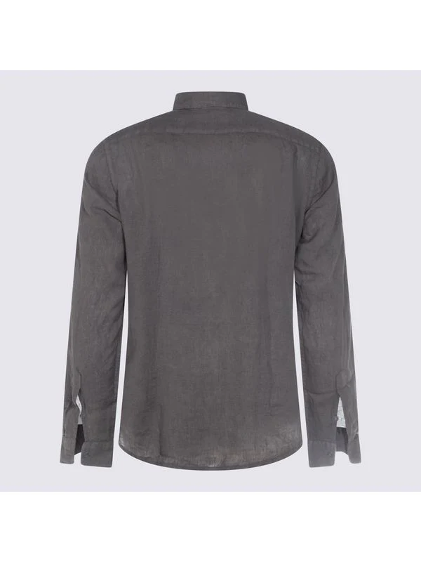 Button-Up Linen Shirt - Image 2