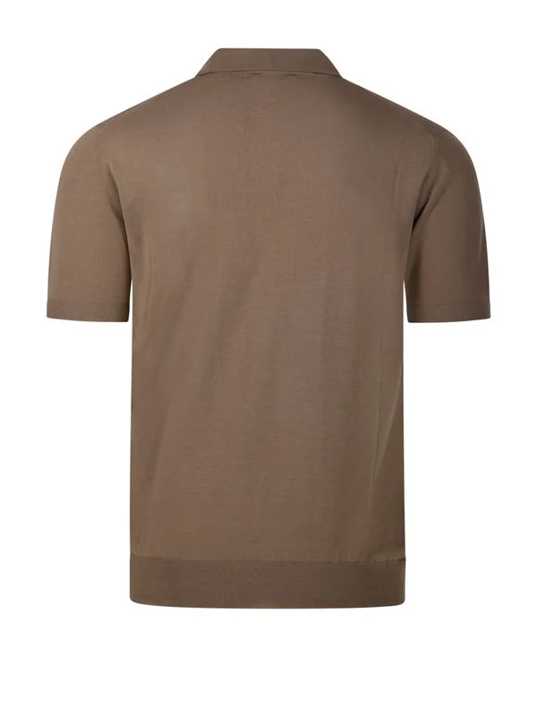 Cotton Short Sleeve Polo Shirt - Image 3