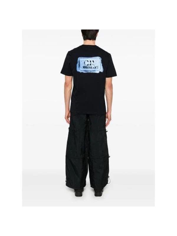 Logo Printing Cotton Short Sleeve T-shirt - Image 2