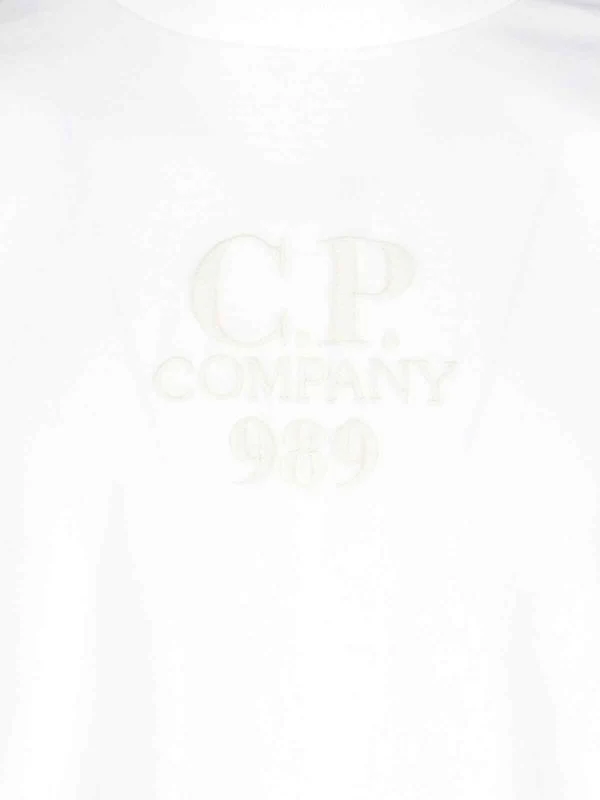 Logo Embroidery Cotton Short Sleeve T-shirt - Image 3