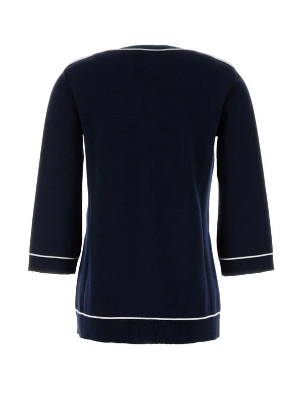 Interlocking G Button Wool Knit - Image 2