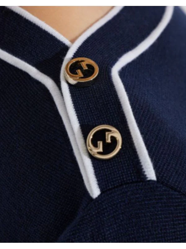 Interlocking G Button Wool Knit - Image 3