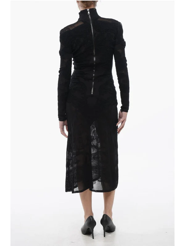 Balmain Black Long Dress - Image 2