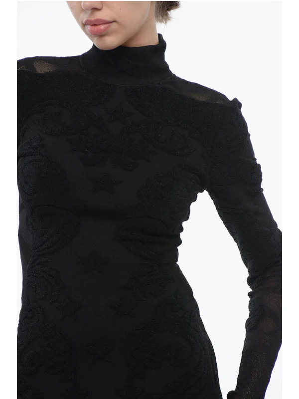 Balmain Black Long Dress - Image 3