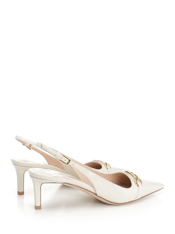 WHITNEY Leather Slingback Heels - Image 3