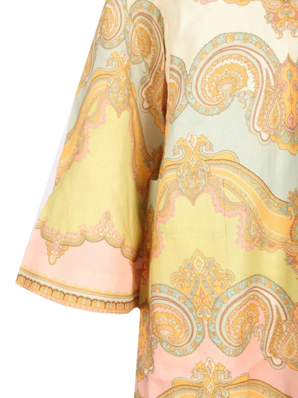 MAXINE Tunic Paisley Mini Dress - Image 5