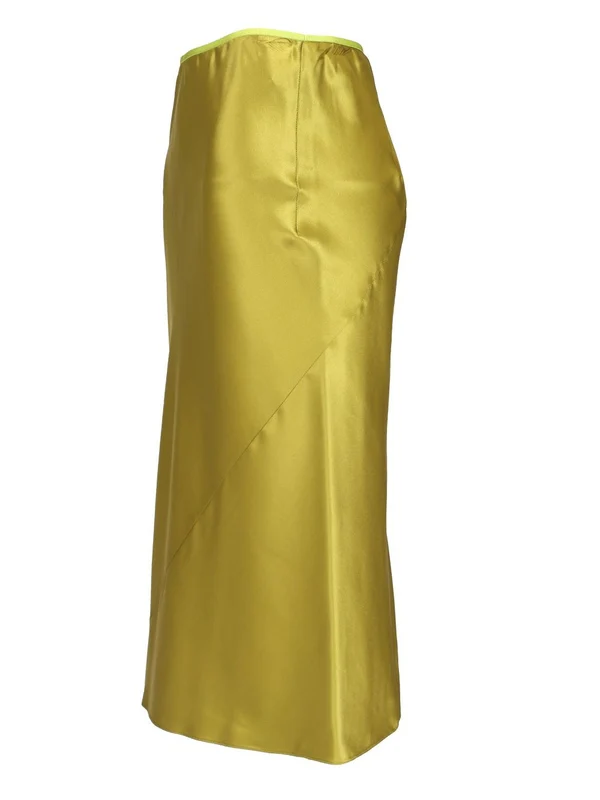 Silk Midi Skirt - Image 3