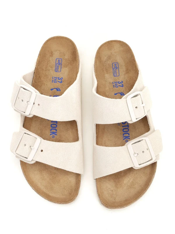 Arizona Buckle Suede Sandals - Image 5