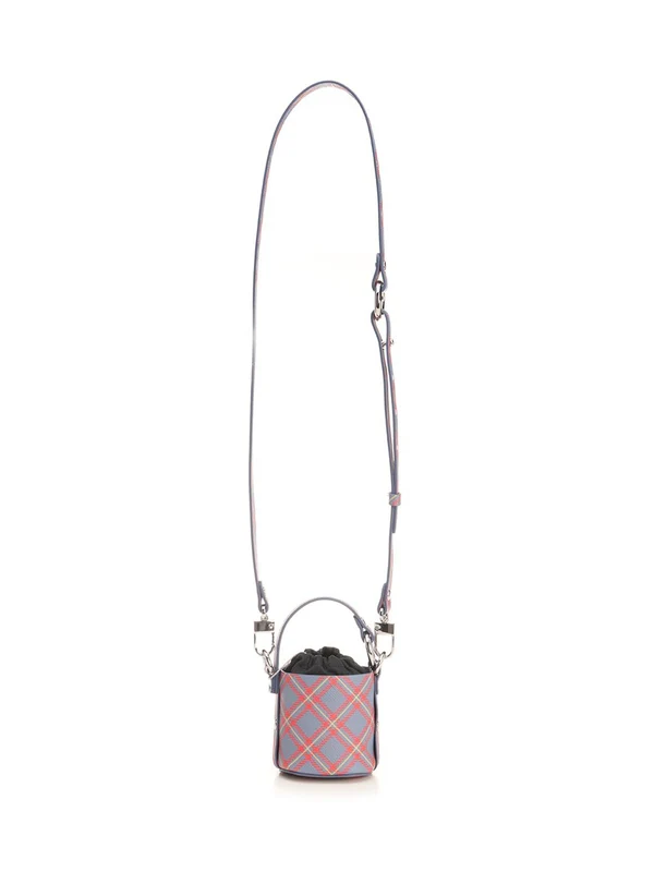 DAISY Tartan Check Mini Bucket Bag - Image 3