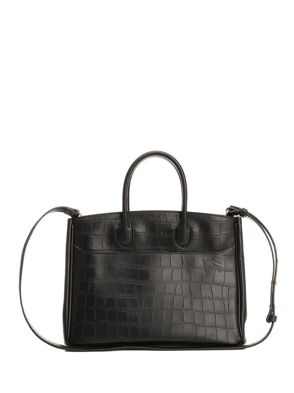 ROCKING HORSE Small Leather Tote Bag - Image 3