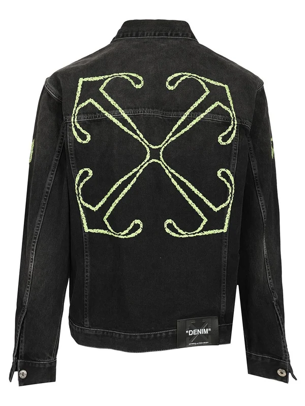 ARROW Embroidered Denim Jacket - Image 2