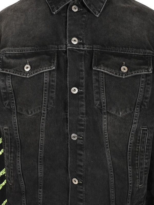 ARROW Embroidered Denim Jacket - Image 4