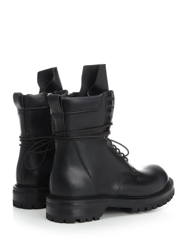 ARMY Leather Lace-Up Boots - Image 3
