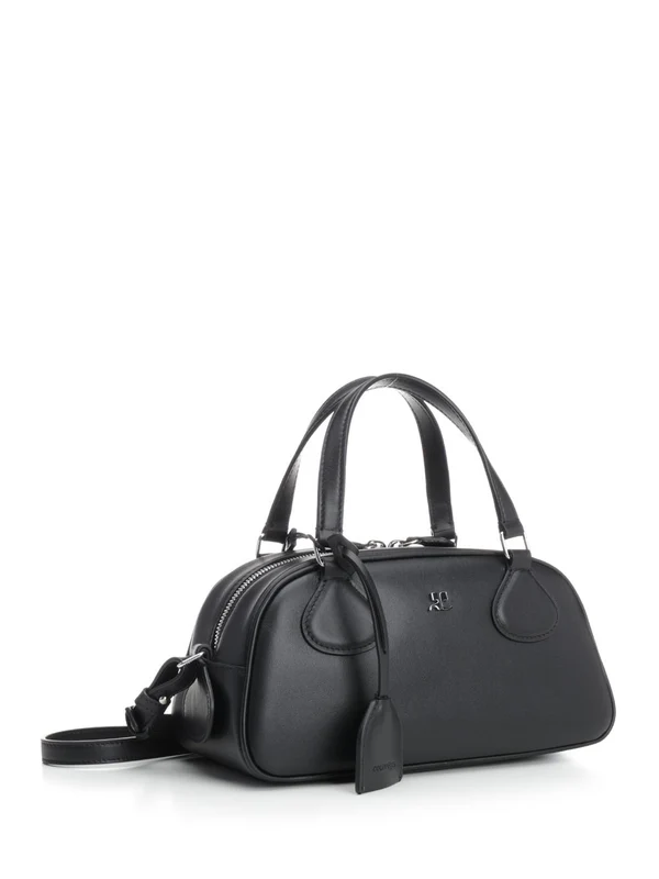 FRIDAY Bowling Baguette Leather Tote Bag - Image 2