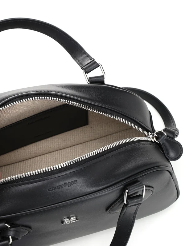 FRIDAY Bowling Baguette Leather Tote Bag - Image 4