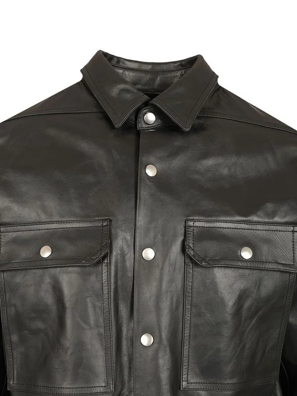 Hollywood Leather Shirt Jacket - Image 4