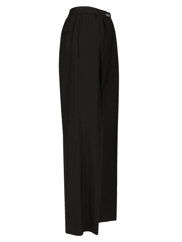 Band Logo Regular Fit Wool Trousers - Image 3