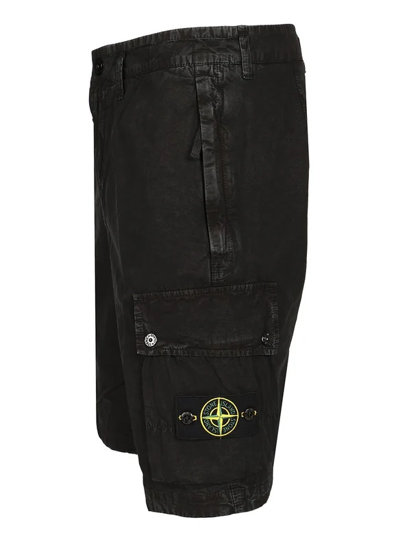 Wappen Patch Cargo Denim Shorts - Image 3
