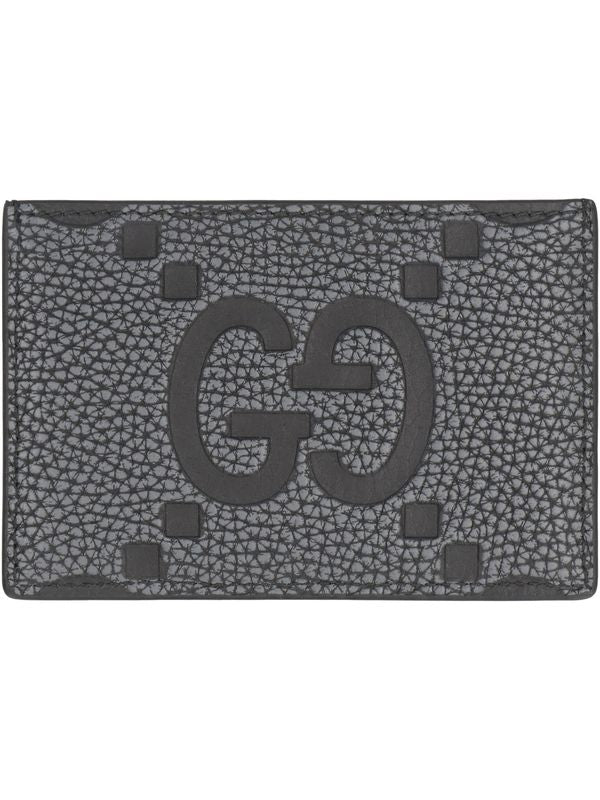 Maxi GG Grain Leather Card
  Wallet - Image 2