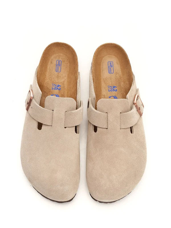 Boston Suede Mule Slides - Image 5