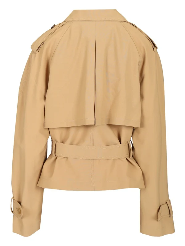 Short trench coat with belt Trench - Image 2