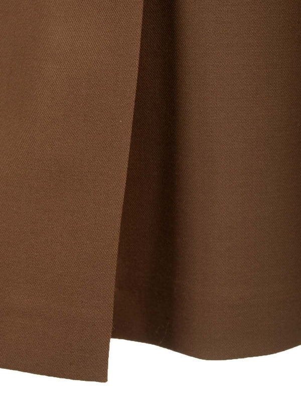 Pencil Wool Midi Skirt - Image 5