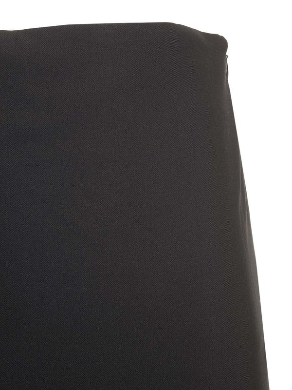 Pencil Wool Midi Skirt - Image 4
