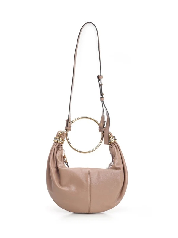 Bracelet Small Leather Hover Shoulder Bag - Image 3