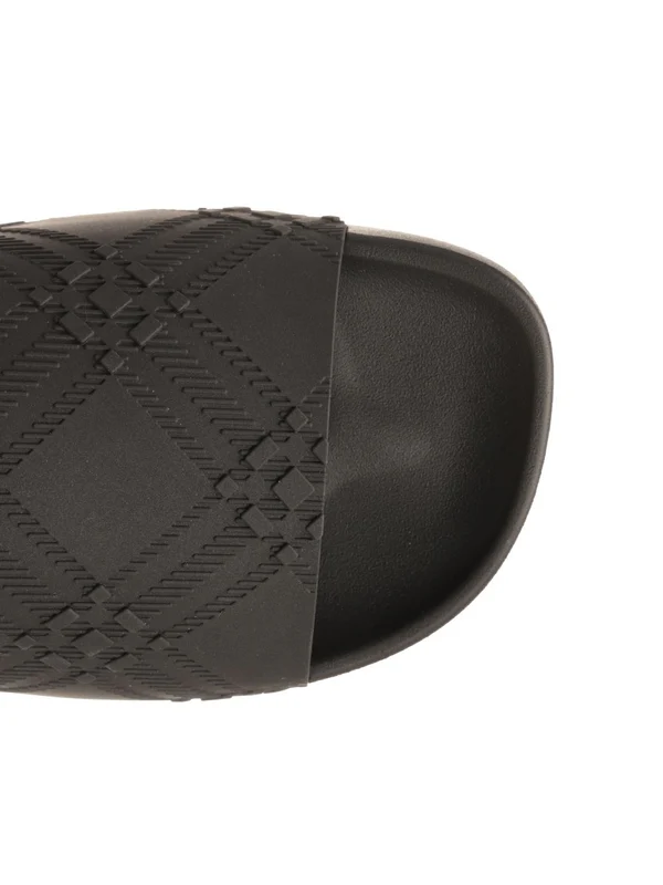 Embossed Check Pattern Slides - Image 4