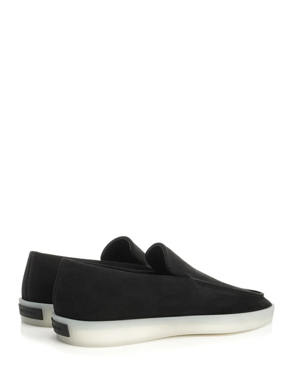 Rubber Sole Suede Loafers - Image 3