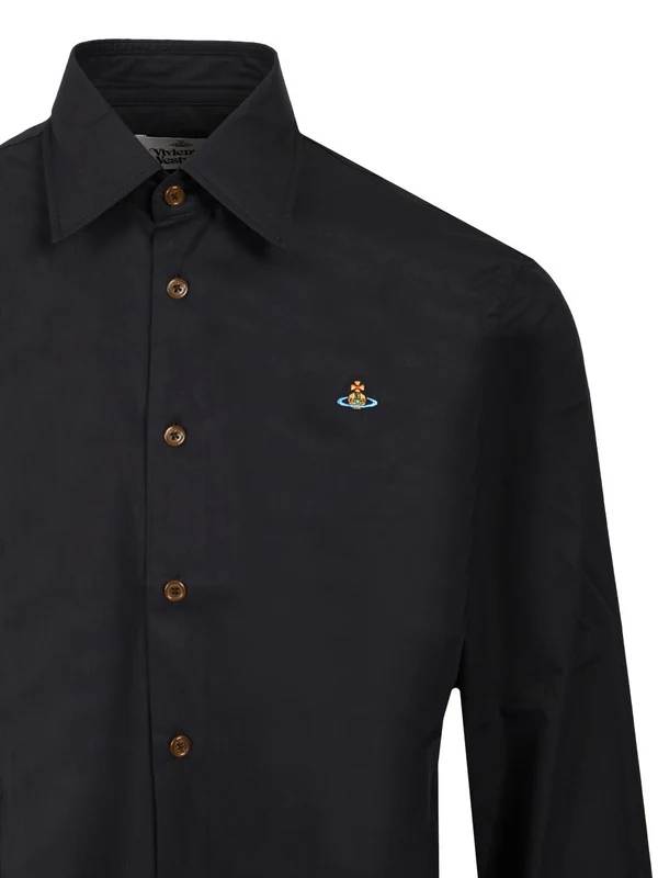 Ghost Embroidered Logo Shirt - Image 3