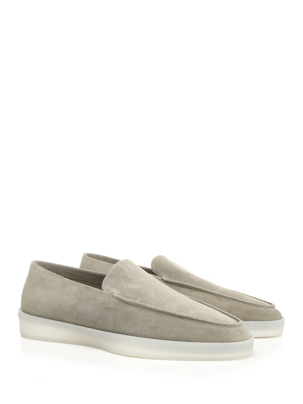 Rubber Sole Suede Loafers - Image 2
