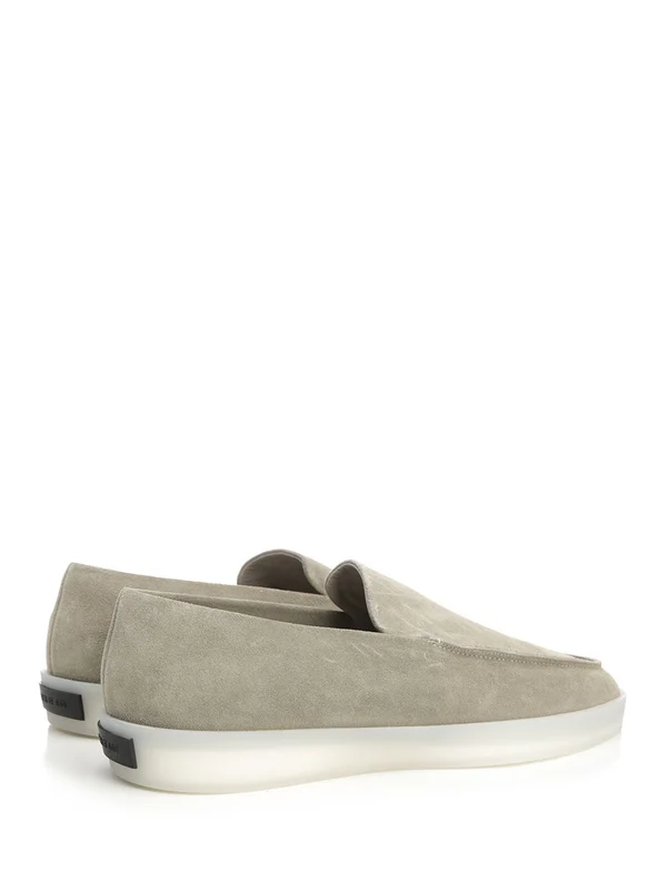Rubber Sole Suede Loafers - Image 3