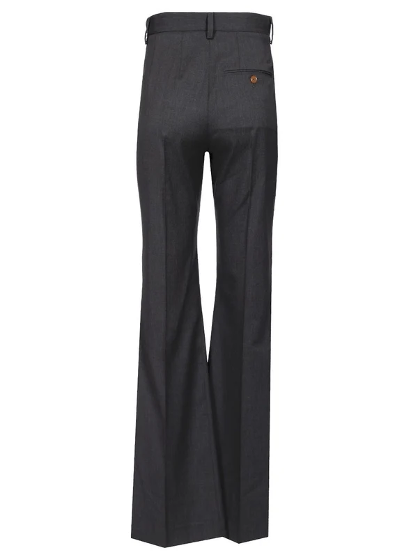 Ray Flared Wool Trousers - Image 2