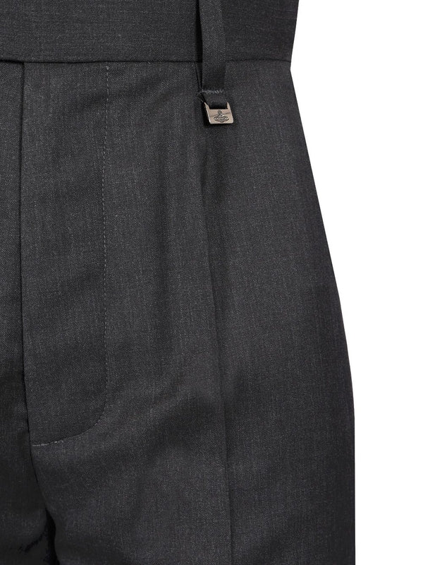 Ray Flared Wool Trousers - Image 3