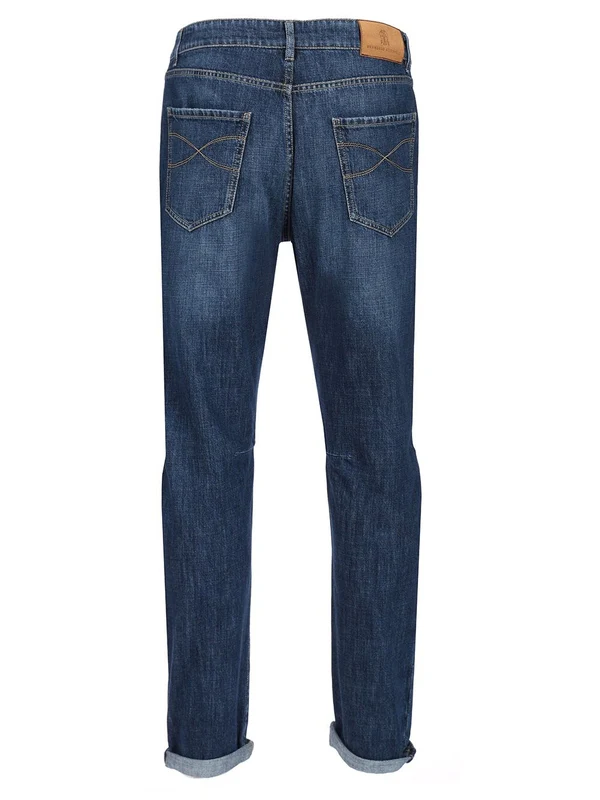 Leisure Fit Denim Pants - Image 2