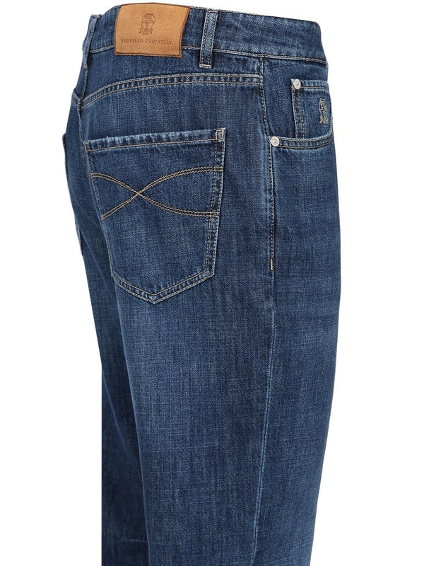 Leisure Fit Denim Pants - Image 3