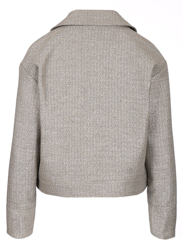 Biker Style Boxy Fit Jacket - Image 2