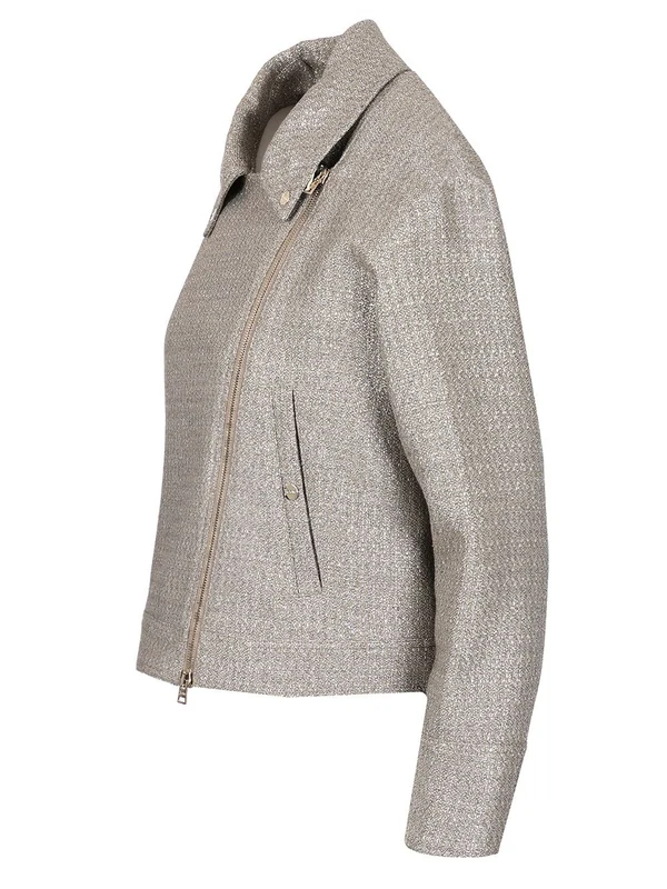 Biker Style Boxy Fit Jacket - Image 3