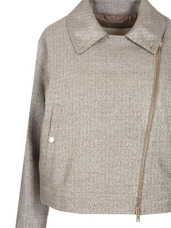 Biker Style Boxy Fit Jacket - Image 4