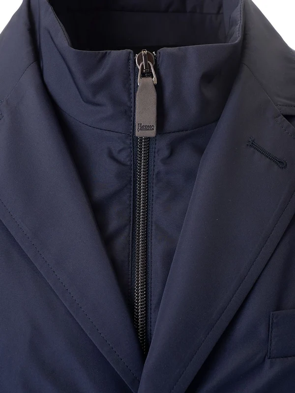 Regular Fit Nylon Tailored Jacket - Image 5