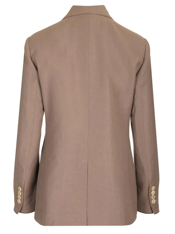 Double Linen Twill Tailored Jacket - Image 2