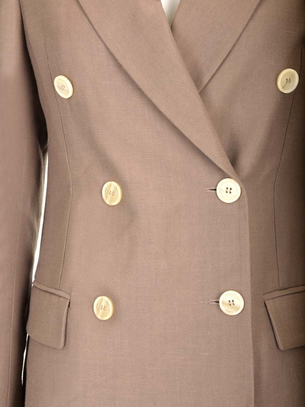 Double Linen Twill Tailored Jacket - Image 4