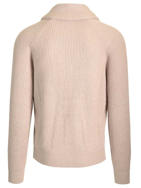 English Ribbed Cotton Cardigan - Image 2